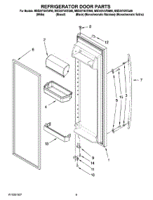 06 - Refrigerator Door Parts parts for Maytag Refrigerator MSD2274VEA00 from AppliancePartsPros.com