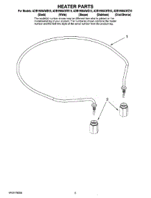 05 - Heater Parts parts for Maytag Dishwasher ADB1500AWB10 from AppliancePartsPros.com