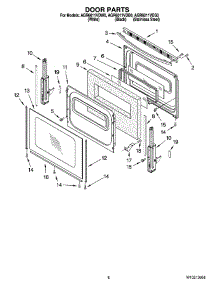 06 - Door Parts, Optional Parts (Not Included) parts for Maytag Range AGR6011VDB0 from AppliancePartsPros.com