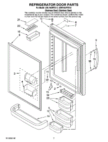04 - Refrigerator Door Parts parts for Maytag Refrigerator ABL1922FES12 from AppliancePartsPros.com