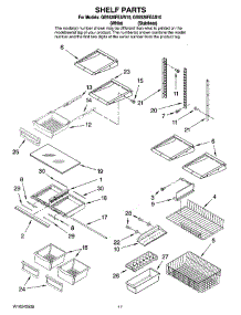 07 - Shelf Parts parts for Maytag Refrigerator GB5526FEAS10 from AppliancePartsPros.com