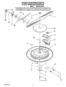 03 - Wash System Parts parts for Maytag Dishwasher MDD8000AWB0 from AppliancePartsPros.com