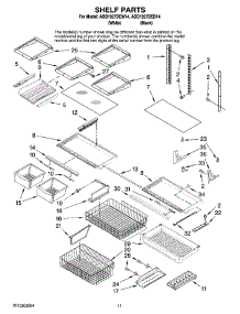 06 - Shelf Parts parts for Maytag Refrigerator ABB1927DEW14 from AppliancePartsPros.com