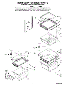 03 - Refrigerator Shelf Parts parts for Maytag Refrigerator AC2225GEKW13 from AppliancePartsPros.com
