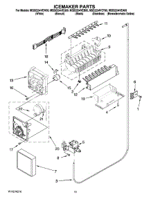 12 - Icemaker Parts, Optional Parts (Not Included) parts for Maytag Refrigerator MSD2254VEQ00 from AppliancePartsPros.com