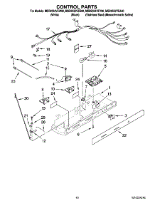 11 - Control Parts parts for Maytag Refrigerator MSD2552VEY00 from AppliancePartsPros.com