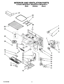 03 - Interior And Ventilation Parts parts for Maytag Microwave MMV5207BCQ14 from AppliancePartsPros.com
