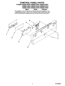 02 - Control Panel Parts parts for Maytag Dishwasher MDB8851AWB44 from AppliancePartsPros.com