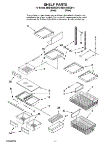 07 - Shelf Parts, Optional Parts parts for Maytag Refrigerator MBB1956HEB14 from AppliancePartsPros.com