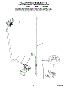 06 - Fill And Overfill Parts parts for Maytag Dishwasher ADB3500AWS0 from AppliancePartsPros.com