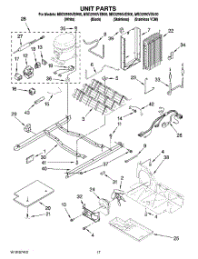 11 - Unit Parts parts for Maytag Refrigerator MSD2550VEW00 from AppliancePartsPros.com