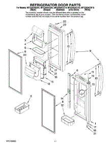 06 - Refrigerator Door Parts parts for Maytag Refrigerator MFI2266AEU10 from AppliancePartsPros.com