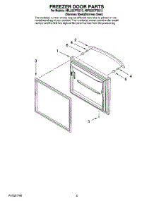 03 - Freezer Door Parts parts for Maytag Refrigerator ABL2227FES12 from AppliancePartsPros.com