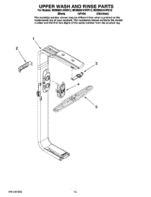 11 - Upper Wash And Rinse Parts, Optional Parts (Not Included) parts for Maytag Dishwasher MDB8601AWW10 from AppliancePartsPros.com