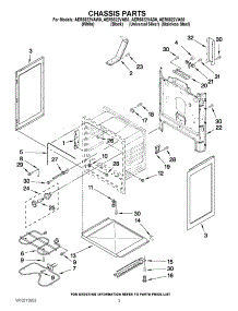 03 - Chassis Parts parts for Maytag Range AER5822VAD0 from AppliancePartsPros.com
