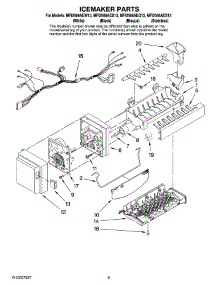 05 - Icemaker Parts parts for Maytag Refrigerator MFI2568AES13 from AppliancePartsPros.com