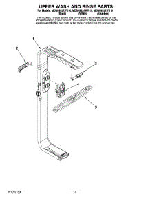 10 - Upper Wash And Rinse Parts, Optional Parts (Not Included) parts for Maytag Dishwasher MDBH985AWS10 from AppliancePartsPros.com
