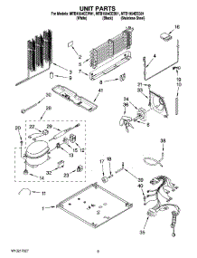 05 - Unit Parts parts for Maytag Refrigerator MTB1954EEB01 from AppliancePartsPros.com