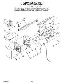 08 - Icemaker Parts, Optional Parts parts for Maytag Refrigerator AFB2534DEB13 from AppliancePartsPros.com