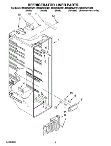 02 - Refrigerator Liner Parts parts for Maytag Refrigerator MSD2254VEA01 from AppliancePartsPros.com