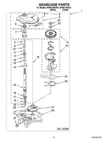 08 - Gearcase Parts, Optional Parts (Not Included) parts for Maytag Washer MVWC700VJ1 from AppliancePartsPros.com
