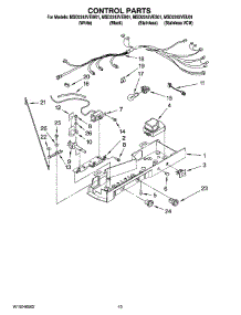 11 - Control Parts parts for Maytag Refrigerator MSD2242VEW01 from AppliancePartsPros.com