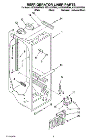 02 - Refrigerator Liner Parts parts for Maytag Refrigerator ASD2522VRW00 from AppliancePartsPros.com