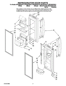 06 - Refrigerator Door Parts parts for Maytag Refrigerator MFI2269VEW10 from AppliancePartsPros.com