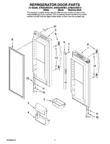 05 - Refrigerator Door Parts parts for Maytag Refrigerator AFB2234WEW10 from AppliancePartsPros.com