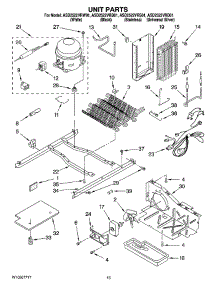 09 - Unit Parts parts for Maytag Refrigerator ASD2522VRW01 from AppliancePartsPros.com