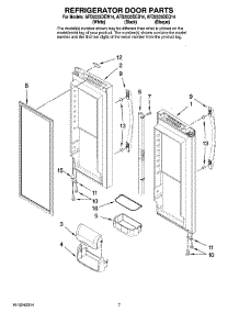 04 - Refrigerator Door Parts parts for Maytag Refrigerator AFD2535DEQ14 from AppliancePartsPros.com