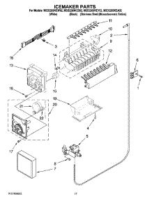 10 - Icemaker Parts parts for Maytag Refrigerator MSD2269KEB02 from AppliancePartsPros.com
