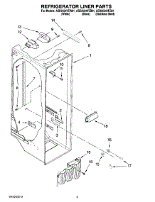 02 - Refrigerator Liner Parts parts for Maytag Refrigerator ASD2524VEB01 from AppliancePartsPros.com