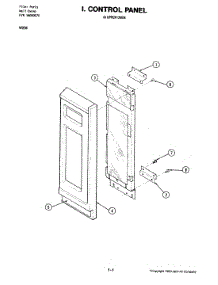 06 - Control Panel (Upper) parts for Jenn-Air Oven W236 from AppliancePartsPros.com