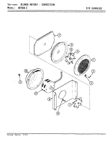 02 - Blower Motor / Convection (W256w-C) parts for Jenn-Air Oven W256W-C from AppliancePartsPros.com