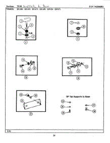 09 - Tub Support parts for Jenn-Air Dishwasher DU451 from AppliancePartsPros.com