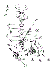 02 - Blower Assembly parts for Jenn-Air Dishwasher DU490 from AppliancePartsPros.com