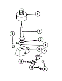 05 - Float Assembly parts for Jenn-Air Dishwasher DU490-C from AppliancePartsPros.com