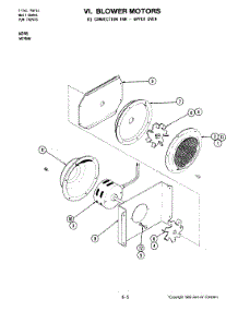 02 - Blower Motor-Convection Fan parts for Jenn-Air Oven W246W from AppliancePartsPros.com
