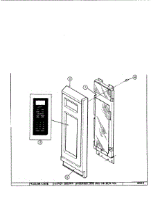 05 - Control Panel / Upper (M167b, M167w) parts for Jenn-Air Oven WM2720B from AppliancePartsPros.com