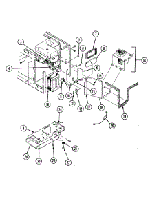 10 - Internal Controls-Upper (M167b, M167w) parts for Jenn-Air Oven WM2720B from AppliancePartsPros.com