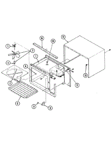 03 - Body (Upper M167b / M167w) parts for Jenn-Air Oven WM2720W from AppliancePartsPros.com