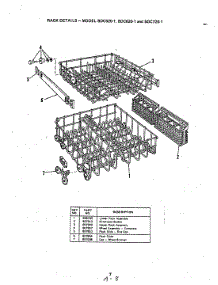 08 - Rack (Bdc520-1) parts for Magic Chef Dishwasher BDC520-1 from AppliancePartsPros.com