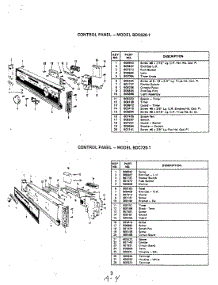02 - Control Panel (Bdc720-1) parts for Magic Chef Dishwasher BDC620-1 from AppliancePartsPros.com
