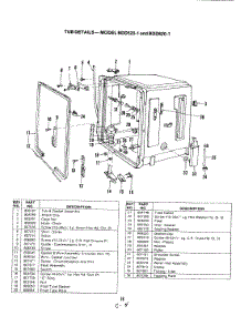 08 - Tub (Bdd620-1) parts for Magic Chef Dishwasher BDD720-1 from AppliancePartsPros.com