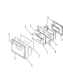 02 - Door (Lower Epe7-11819Ae, Epe7-21819Ae) parts for Hardwick Range EPE7-41819AE from AppliancePartsPros.com