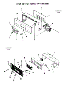 04 - Control Panel (-819R) parts for Hardwick Range CF7141E809R from AppliancePartsPros.com