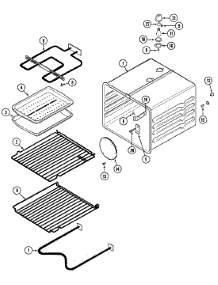 08 - Oven parts for Jenn-Air Oven WW27210PR from AppliancePartsPros.com