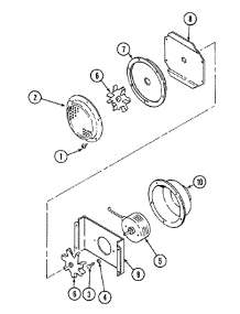 02 - Blower Motor-Convection (Ww27210p) parts for Jenn-Air Oven WW27210PU from AppliancePartsPros.com
