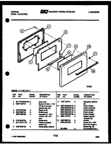 04 - Door Parts parts for Frigidaire Oven 11-1153-23-04 from AppliancePartsPros.com